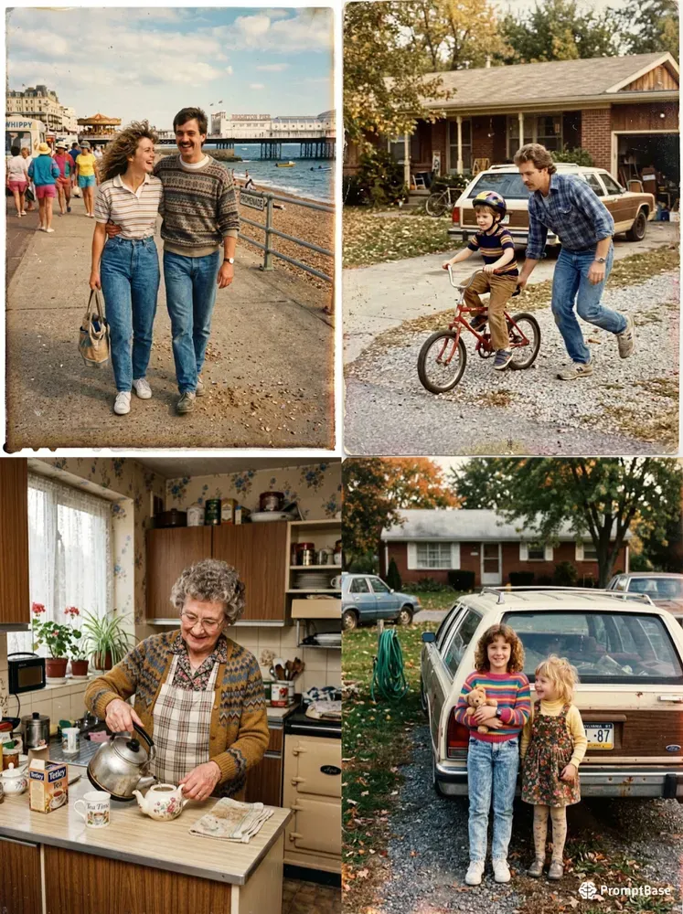 Forgotten 1980s Family Albums