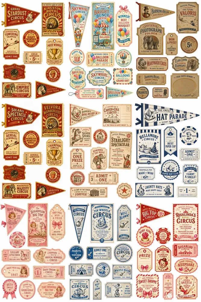 Circus Souvenir Stand Ephemera