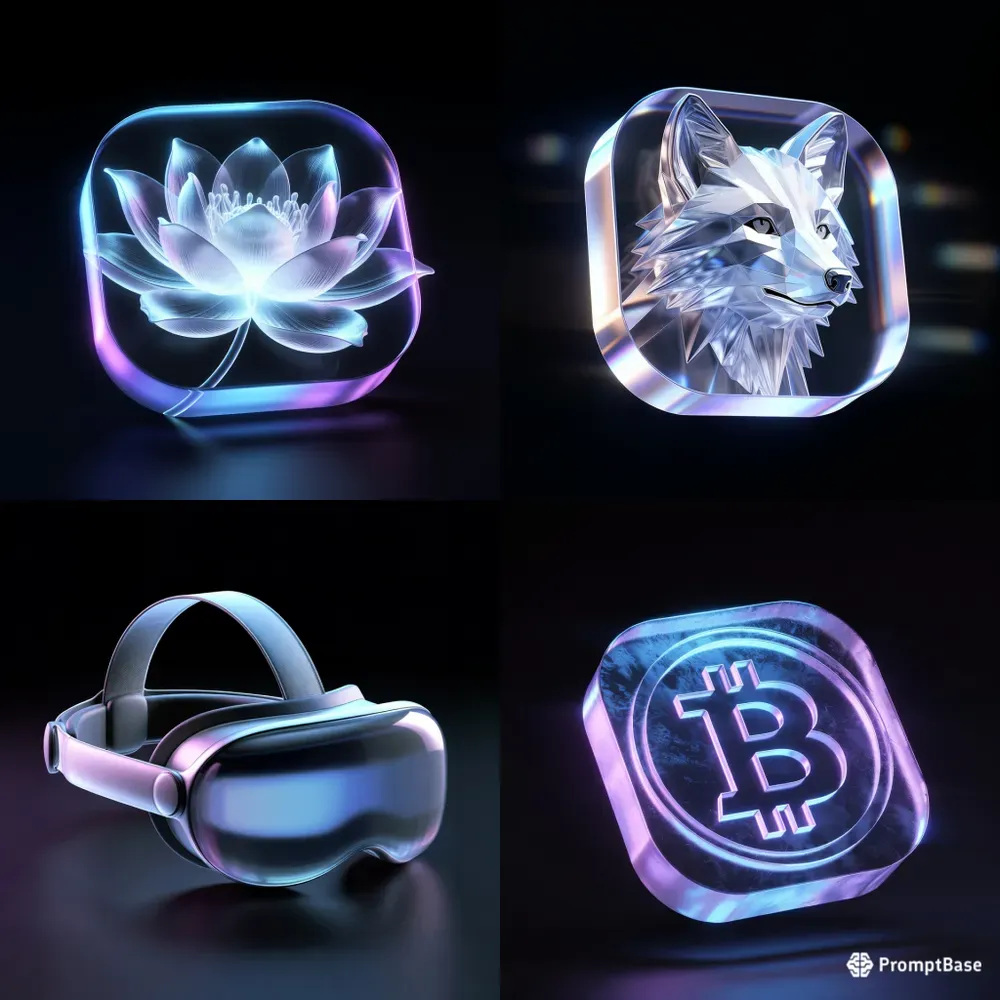 3d Glass App Icons