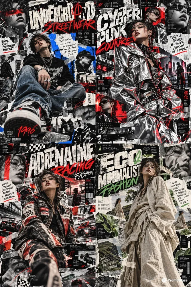 Streetwear Fashion Editorial Assets