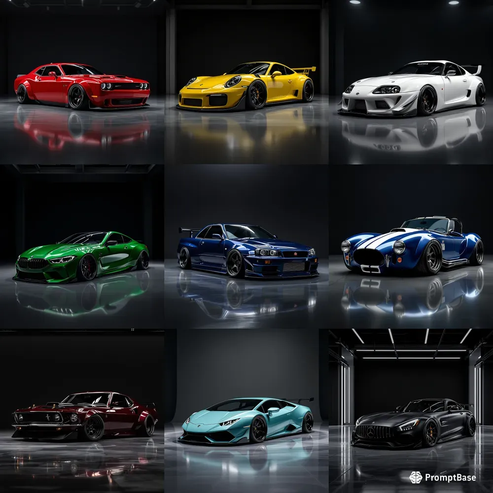 Custom Tuned Car Cinematic Studio Cars