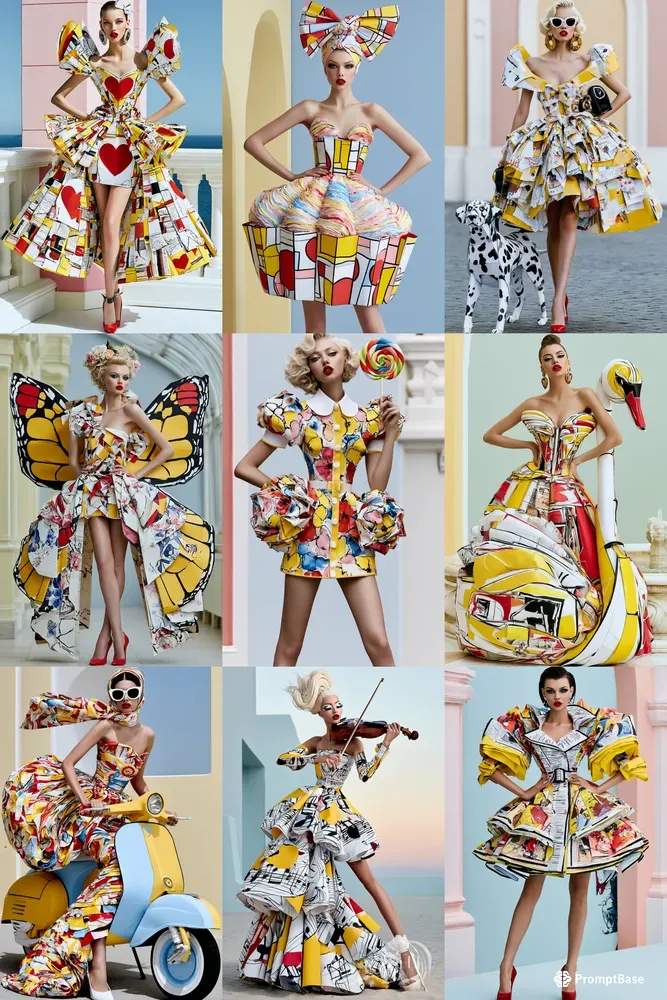Surreal Vogue Fashion Editorial Photos