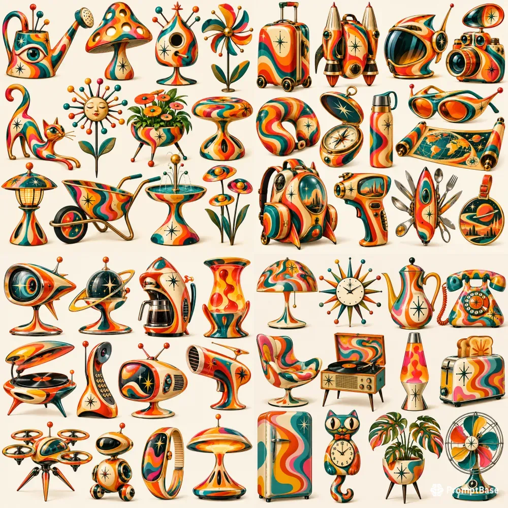 Psychedelic Surreal Objects