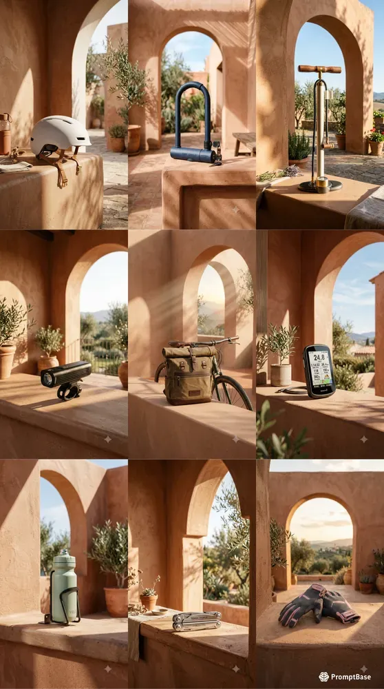 Terracotta Arch Bicycle Accessory Stages