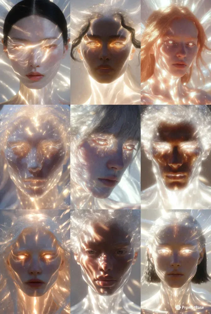 Ethereal Light Being Portrait Systems