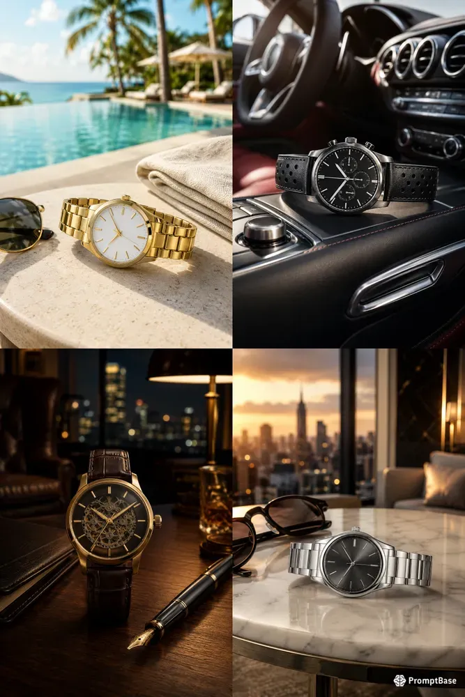 Luxury Watch Lifestyle Mockups