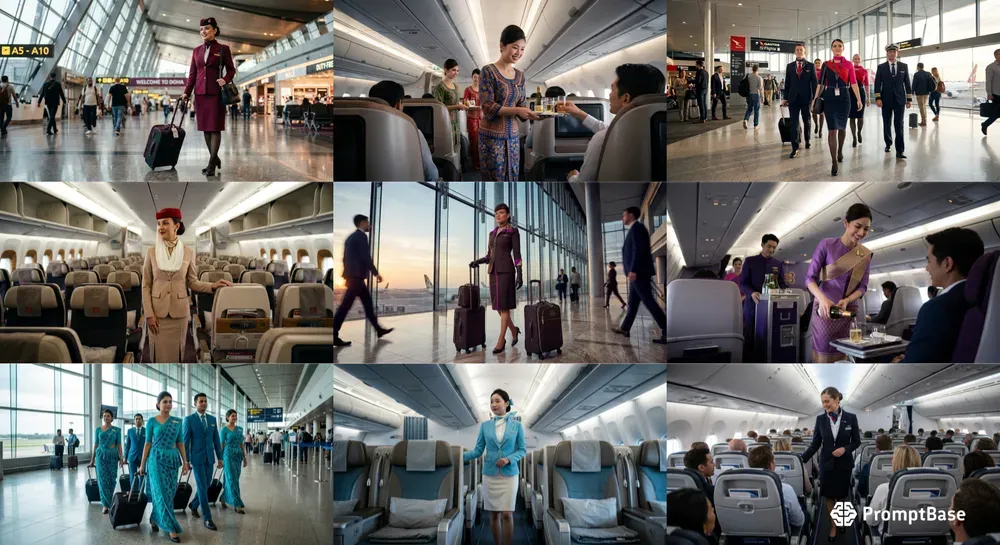 Cinematic Flight Attendant Lives