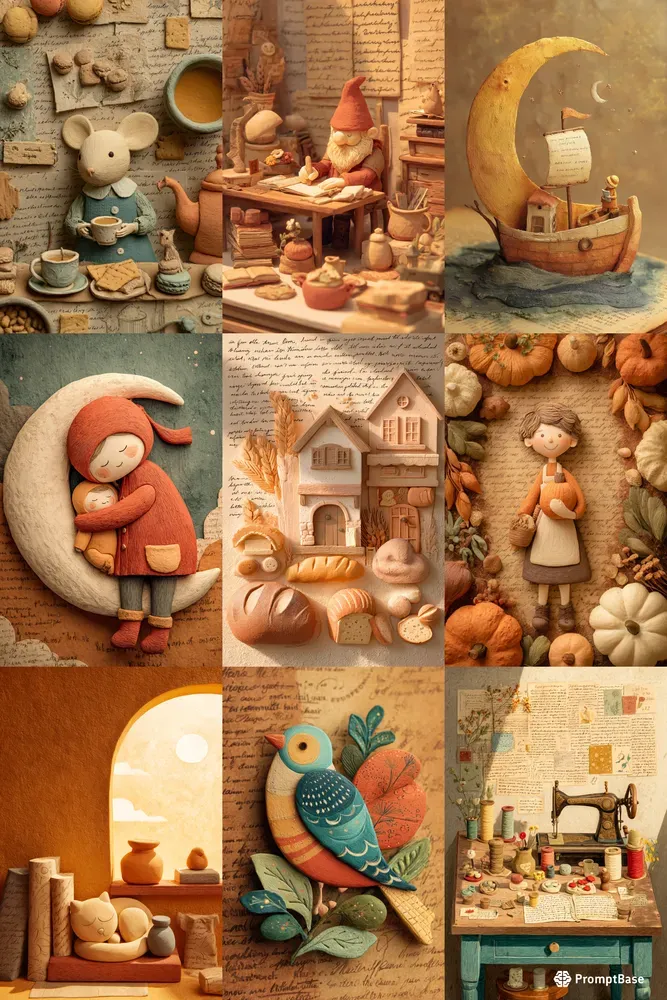 Storybook Clay Junk Journals