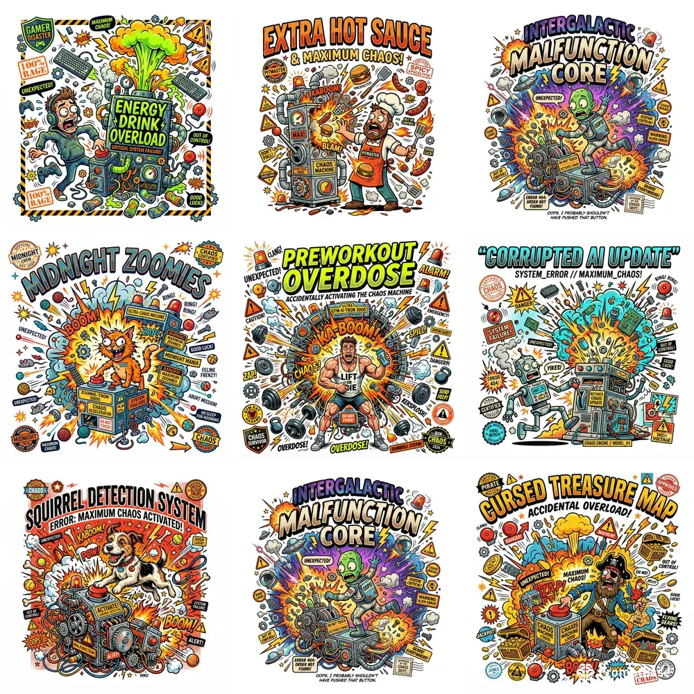 Chaos Mode Activated Tshirts
