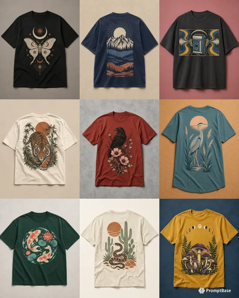 Tshirt Graphic Design Mockups
