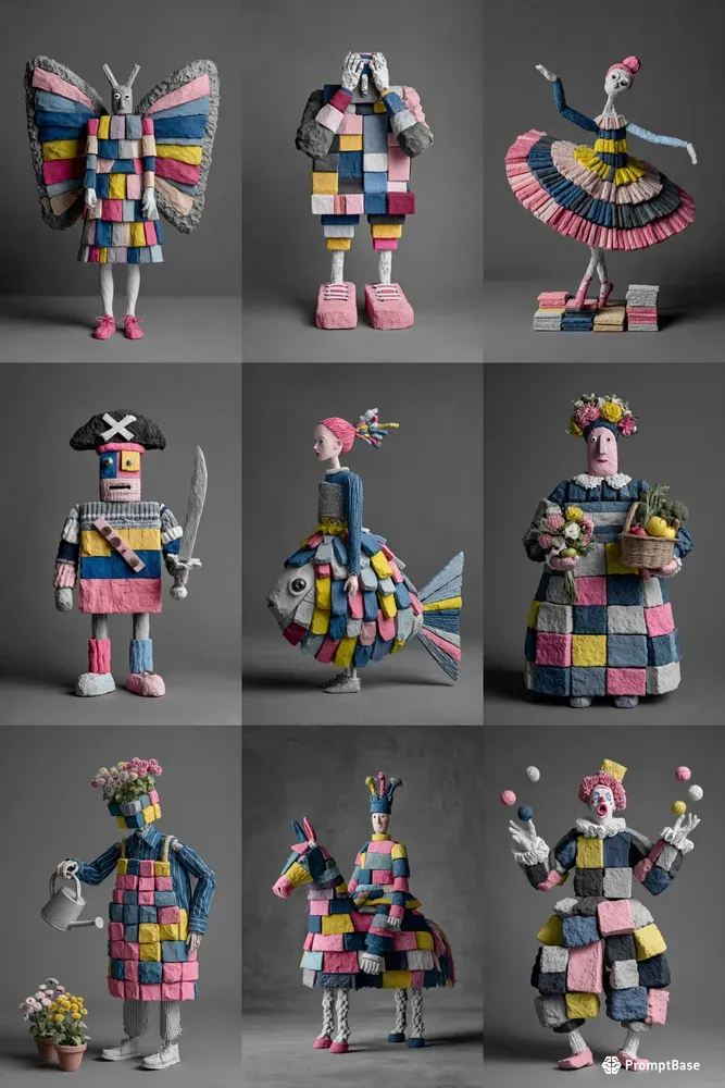 3D Paper Dolls
