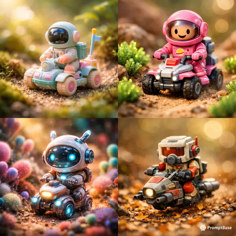 Miniature Scifi Toy Photography