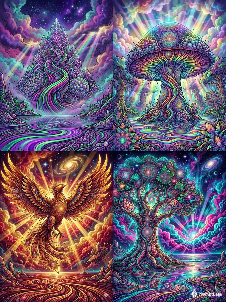 Psychedelic Fractal Visionary Art