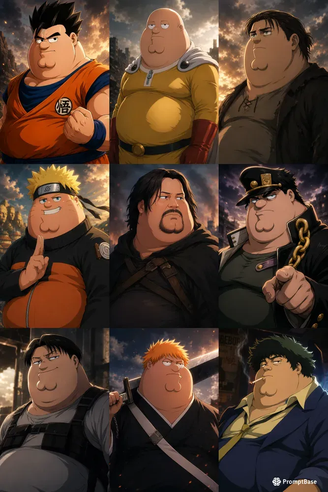 Peter Griffin Meme Character Art