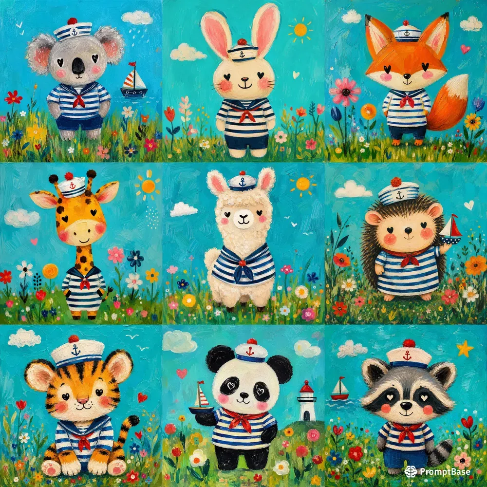 Whimsical Animal Portraits