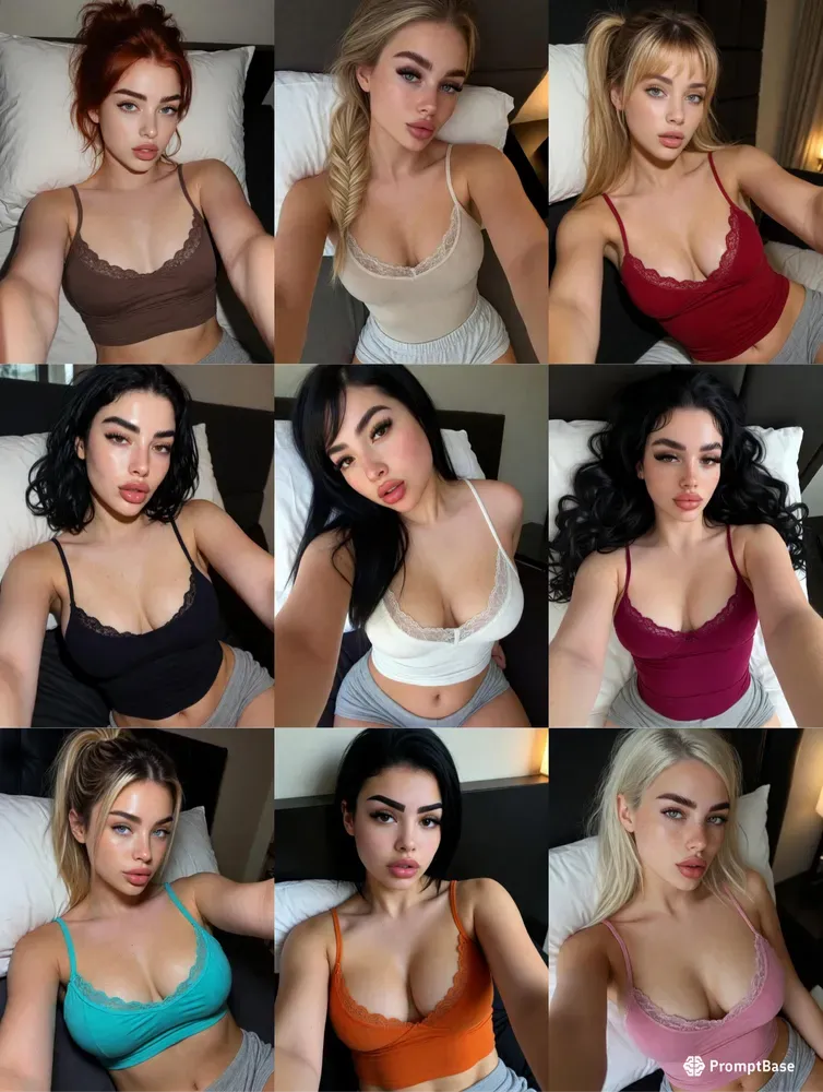 Beautiful Instagram Girls Take Selfies