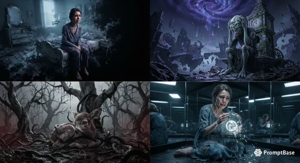 3D Nightmare Sorrow Art