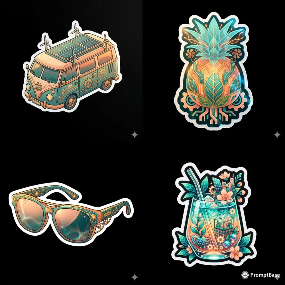 Summer Bliss Stickers