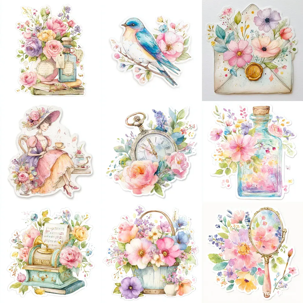 Romantic Sticker Stamperia Clipart Sets