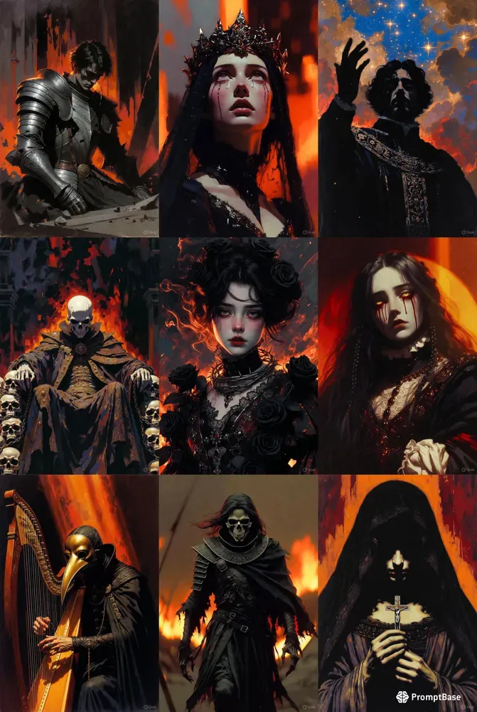 Gothic Chiaroscuro Dark Fantasies