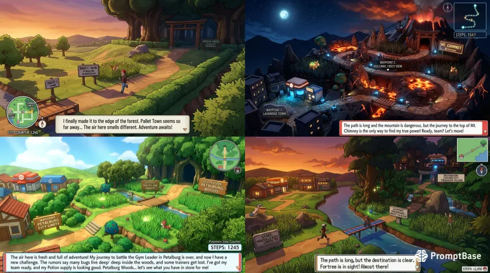 Pokémon 3D Journey Path Generator