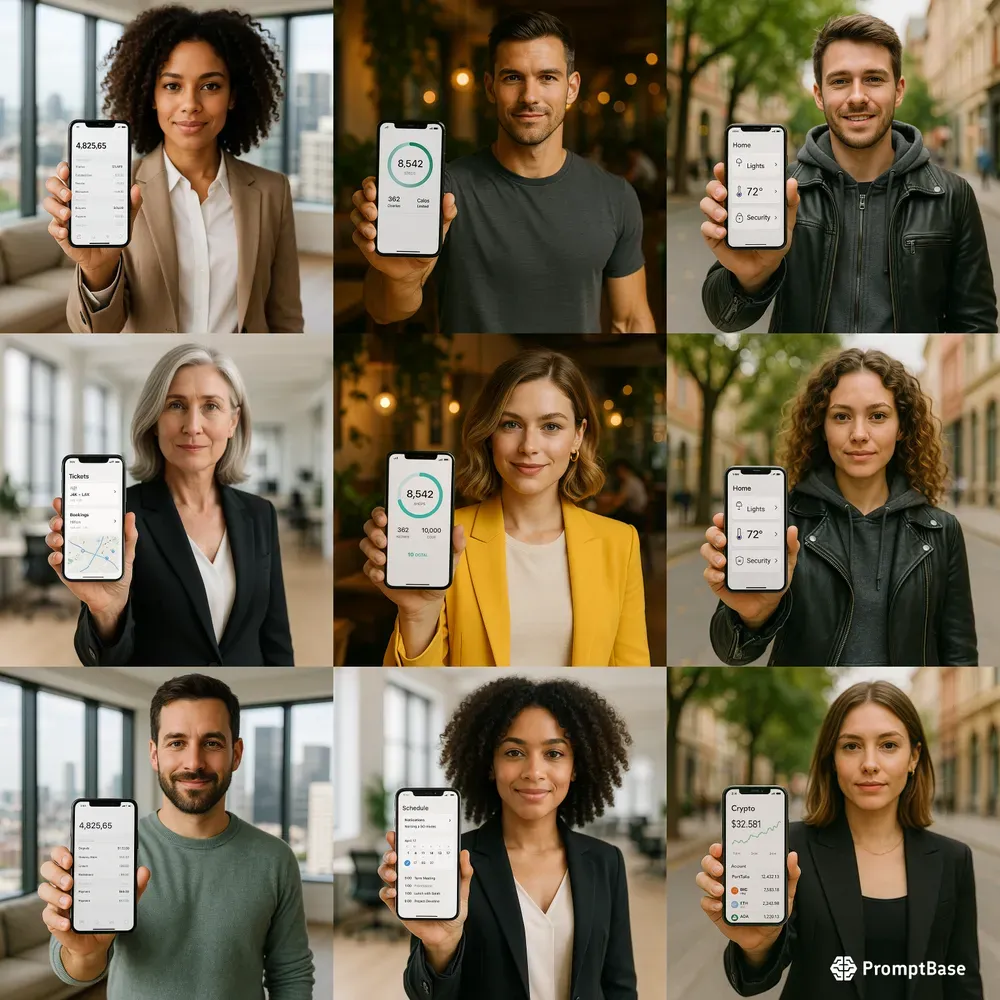 Smartphone Ad Lifestyle Shots