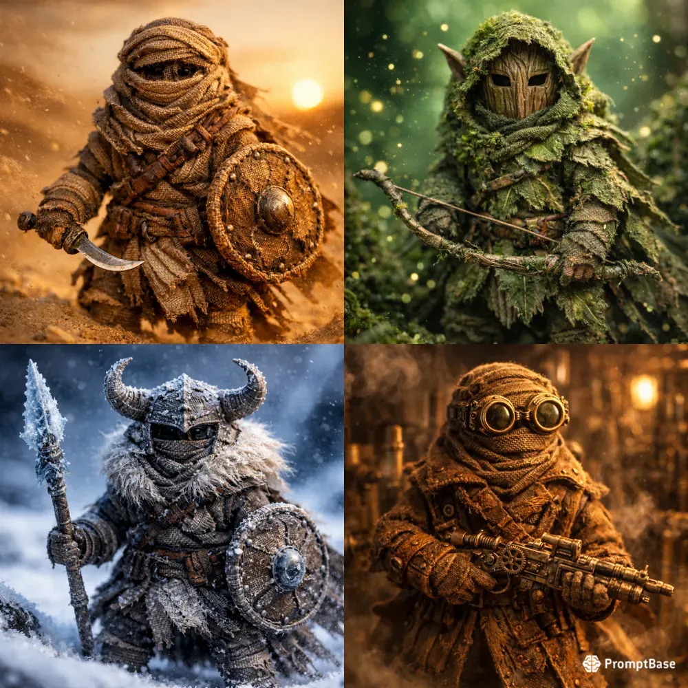 Miniature Fantasy Dolls