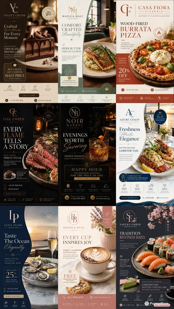 Luxury Restaurant Marketing Suites