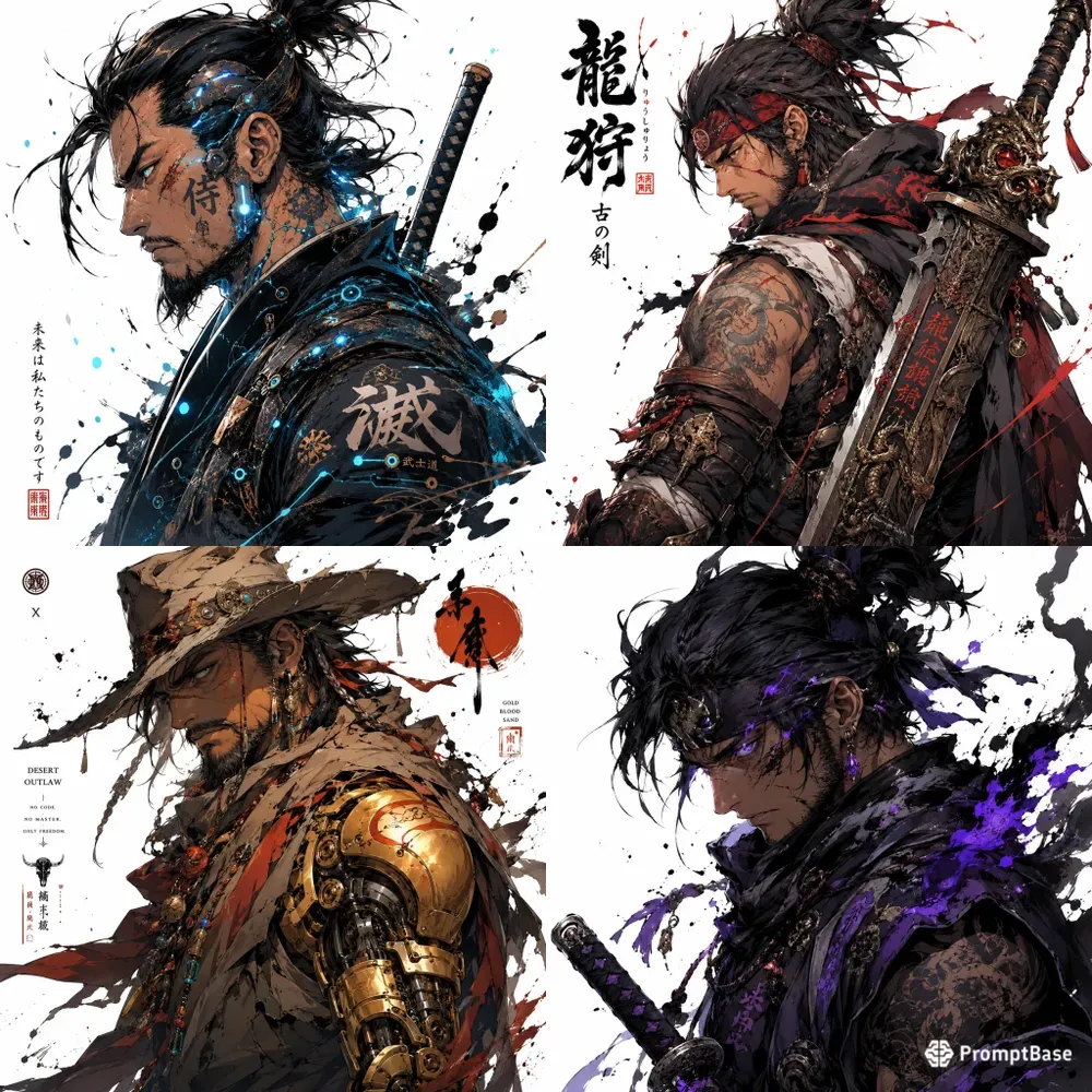 Neo Ink Ronin Portrait Collections 01