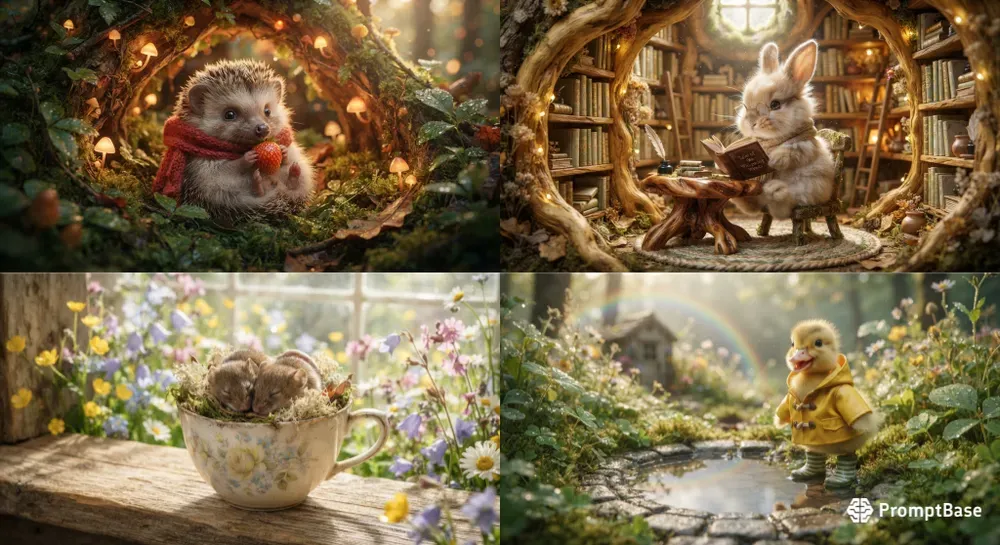 Cute Tiny Animal Worlds