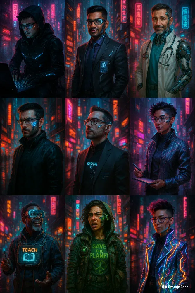 Cyberpunk Portrait Generators