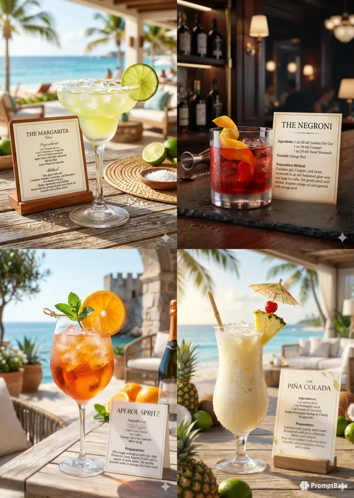 Signature Cocktail Recipe Photography