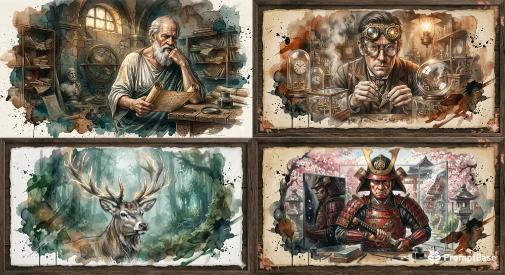 Cinematic Watercolor Sketch Masters