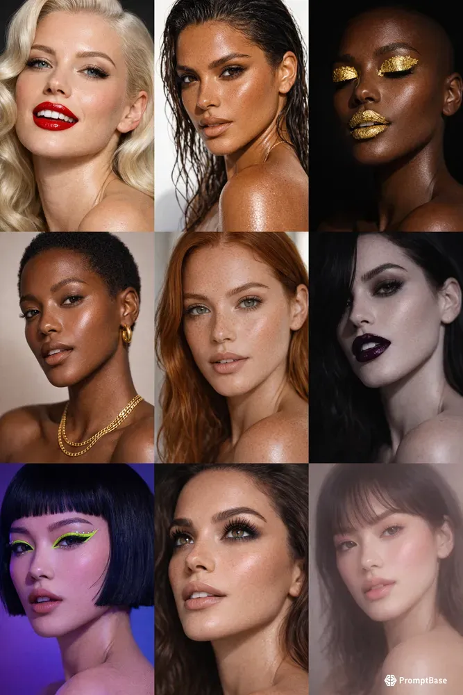 Commercial Beauty Makeup Editorials