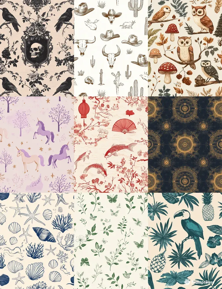 Seamless Patterns Midjourney Prompt Promptbase