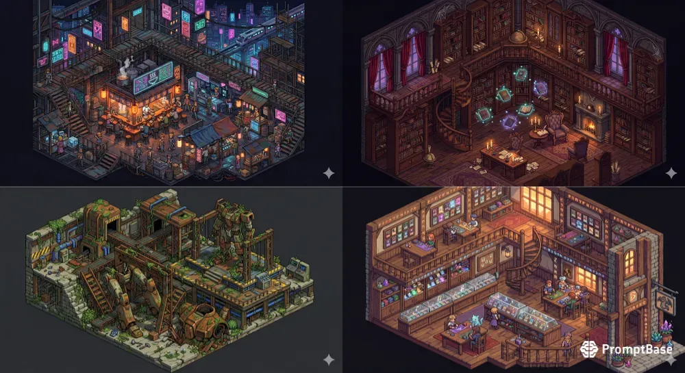 Isometric Jrpg Pixel Art