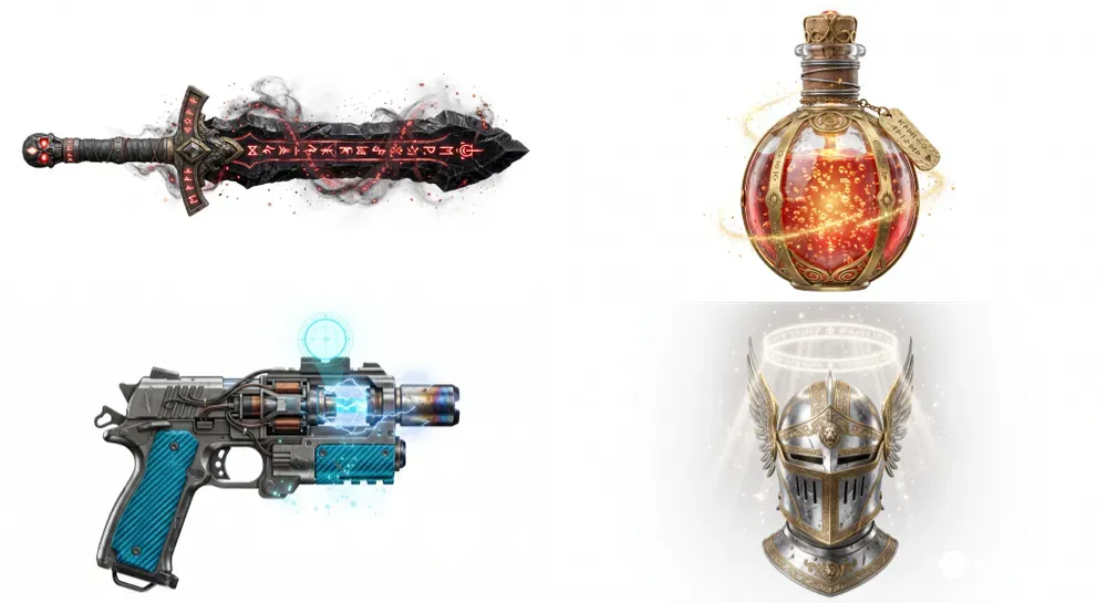 Aaa 3D RPG Game Artifacts