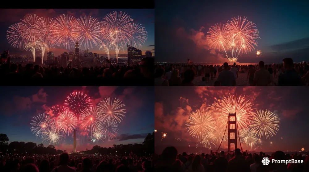 Fourth Of July Cinematic Fireworks