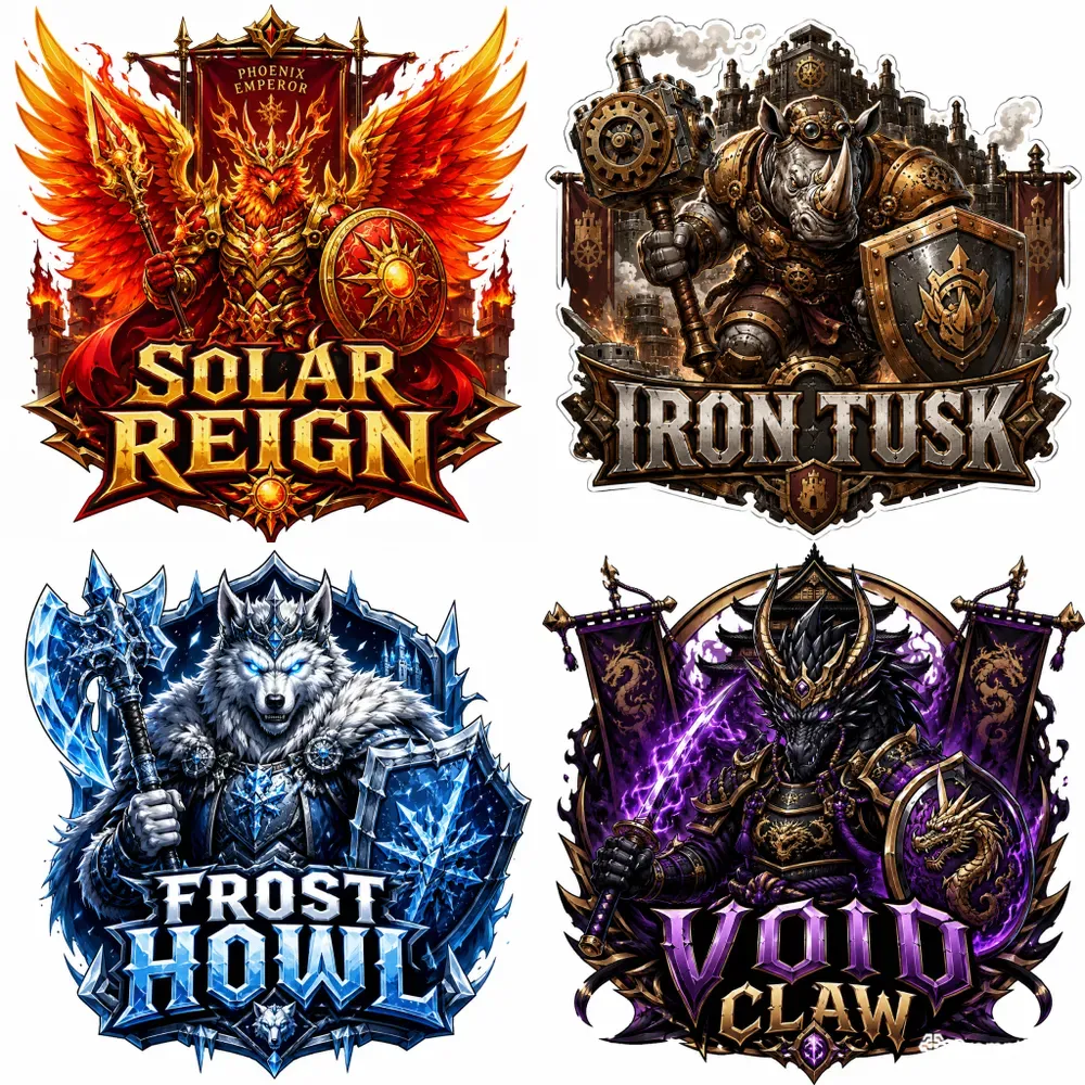 Epic Mascot Kingdom Logos