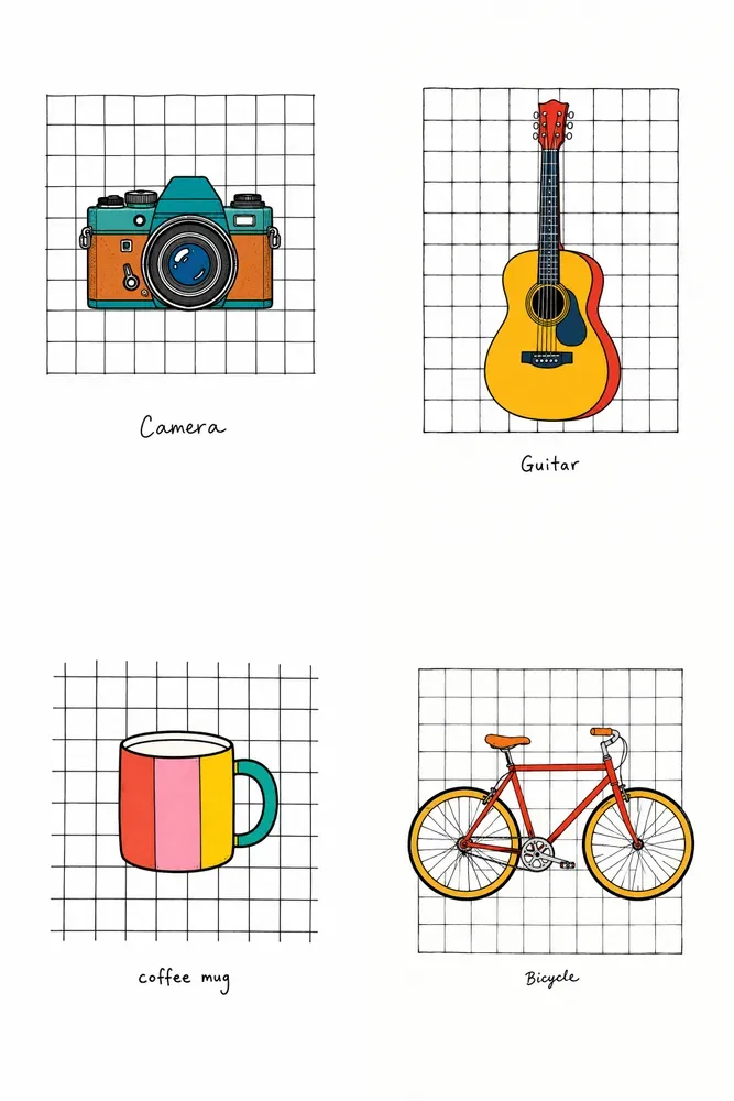 Minimalist Object Posters Ai