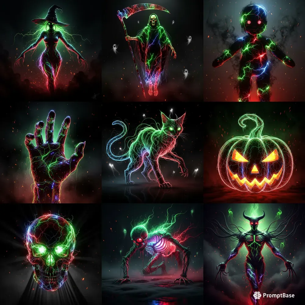 Haunting Lights Of Halloween