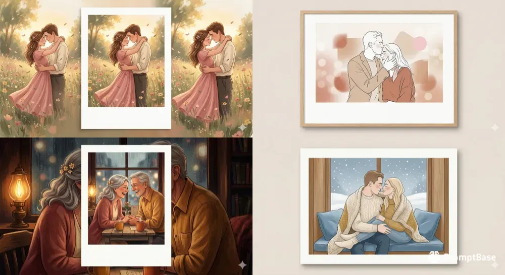 Romantic Couple Art Print Studios
