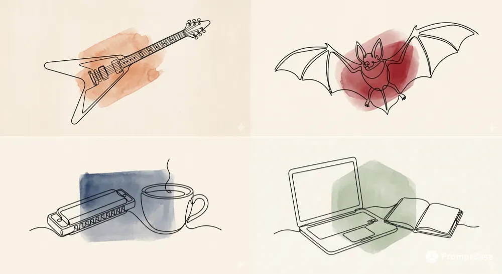 Minimalist Oneline Art