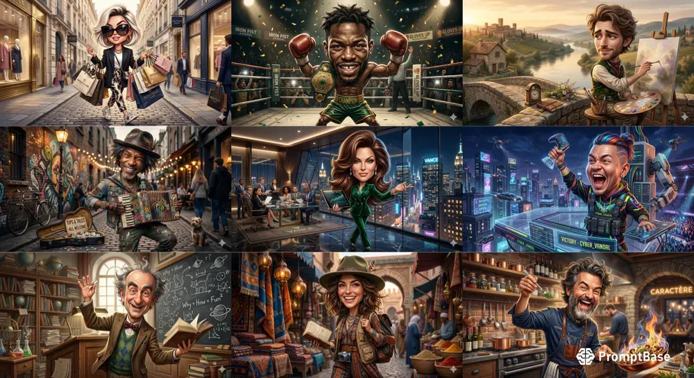 Viral Caricature Portrait Pros