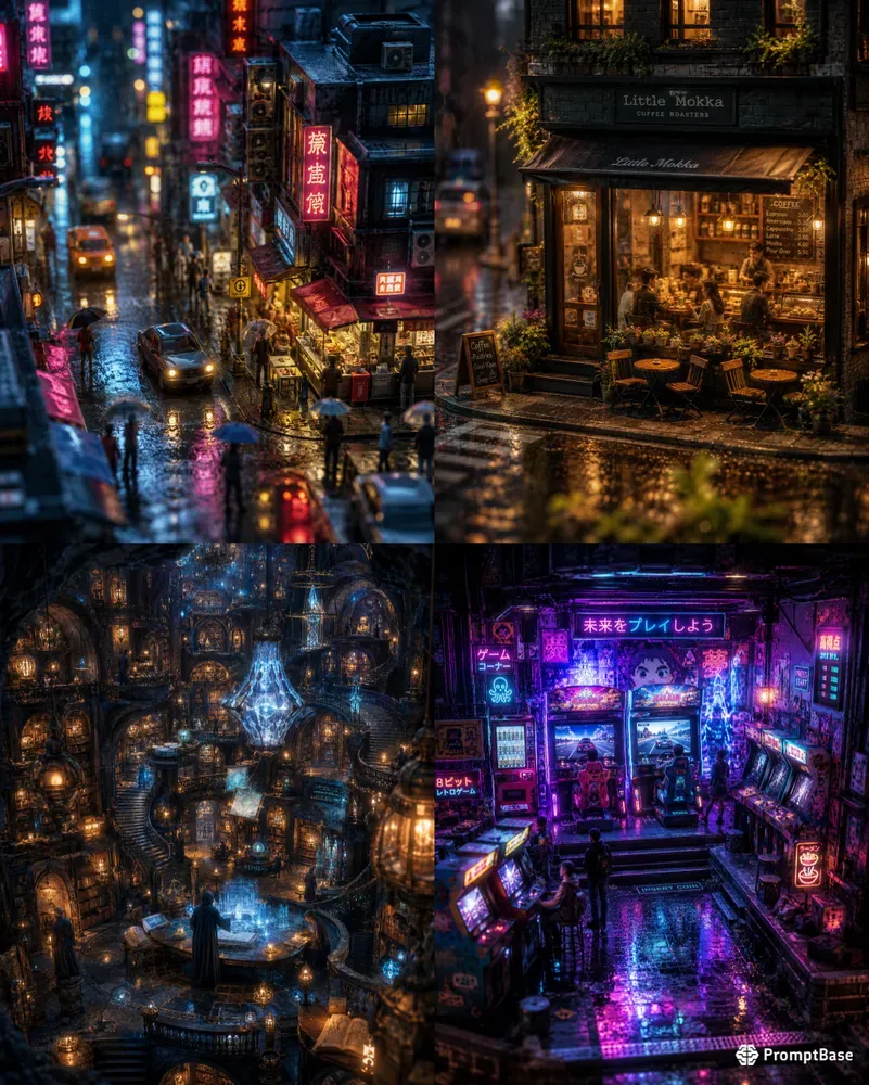 Cinematic Miniature Worlds