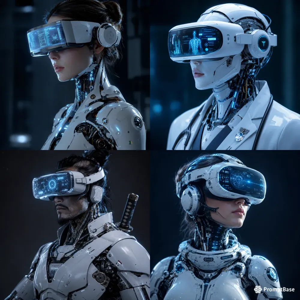 Futuristic Vr Portrait Generator
