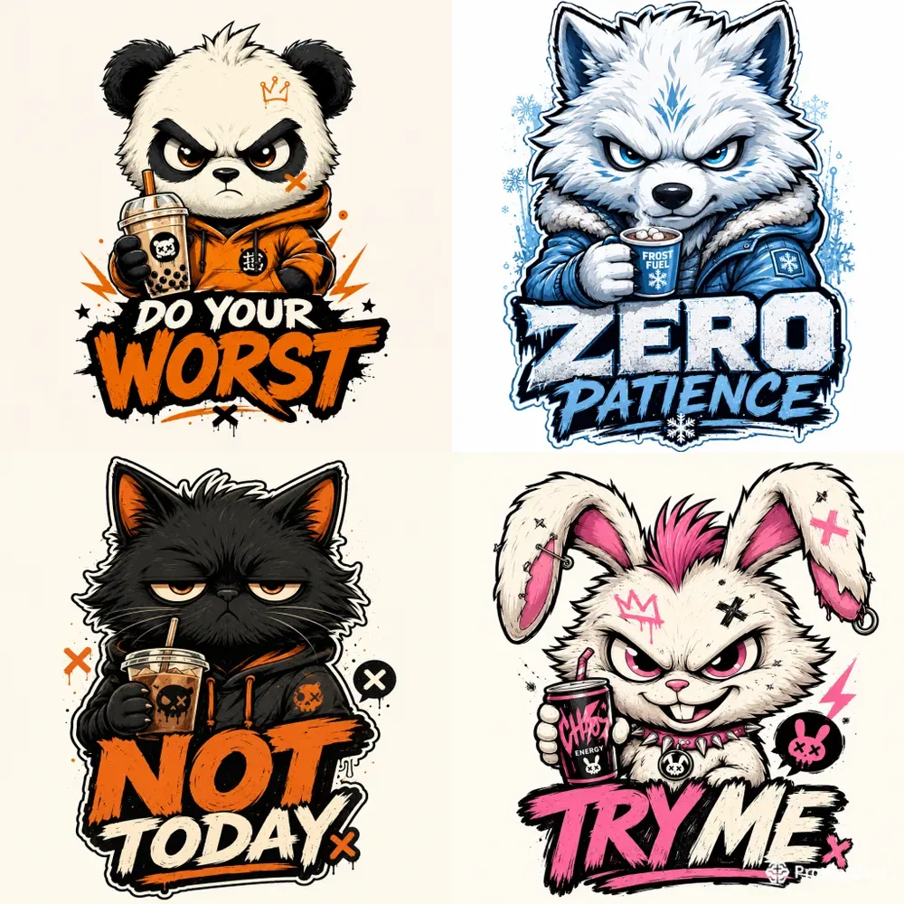 Unbothered Chaos Mascots