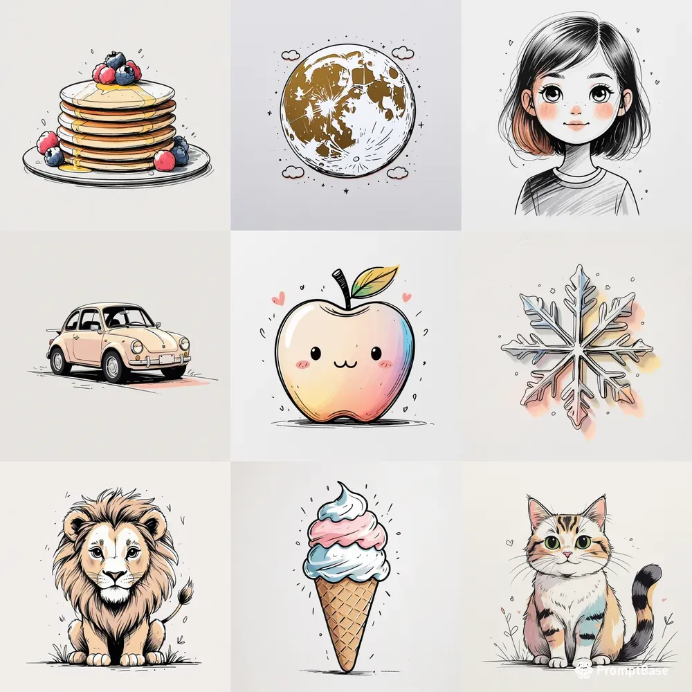 Minimalist Doodle Icons