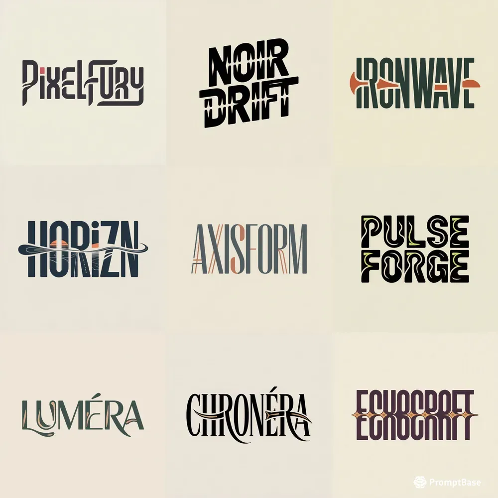 Premium Brand Logo Frameworks
