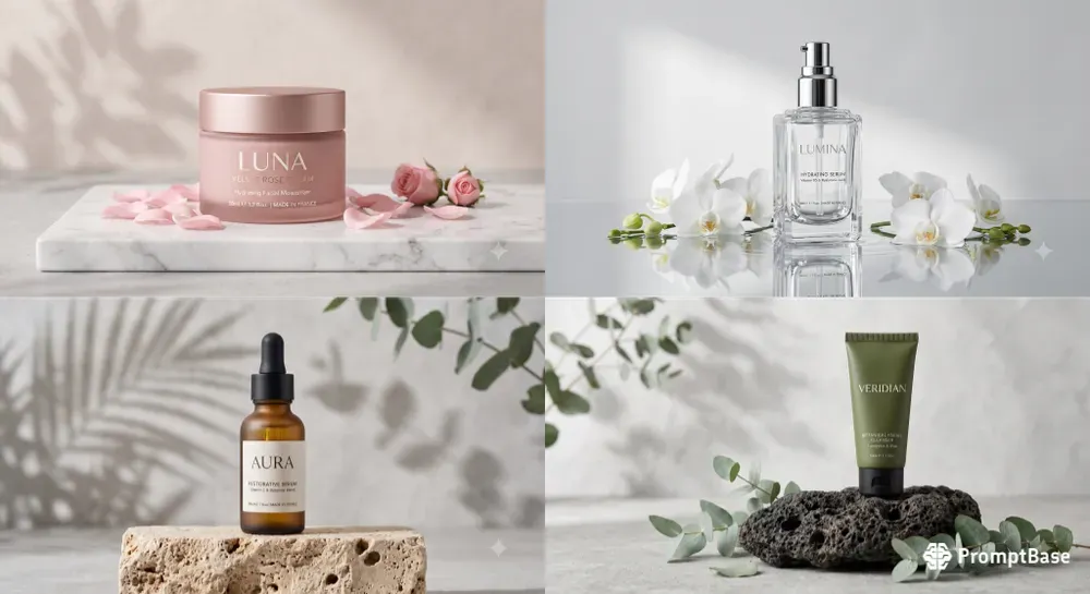 Premium Luxury Cosmetic Packaging Mockups